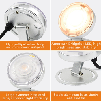Podvodni reflektor za bazene i fontane, 24V DC, IP68, 36 LED, 3060 lm, 3000–6000K