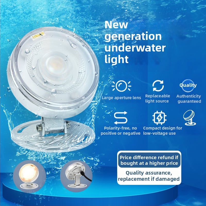 Podvodni reflektor za bazene i fontane, 24V DC, IP68, 36 LED, 3060 lm, 3000–6000K
