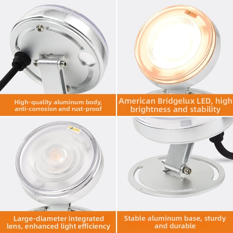 Podvodni reflektor za bazene i fontane, 24V DC, IP68, 36 LED, 3060 lm, 3000–6000K