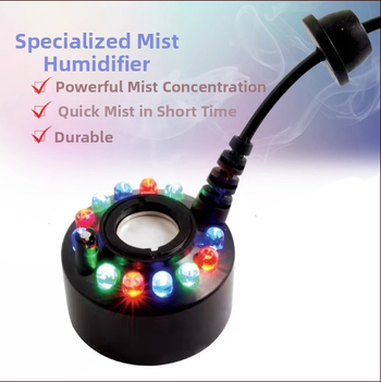 Ατμοποιητής για σιντριβάνι – πλαστικό; στυλ: μηχανή παραγωγής ομίχλης; λειτουργία: δημιουργία ομίχλης και υγρασία; συσκευασία: 100 τεμάχια.