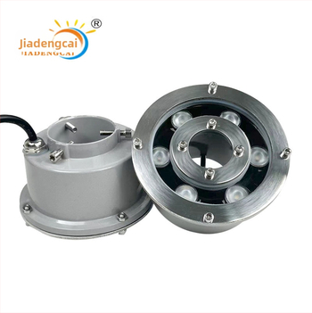 LED подводна лампа за фонтани на открито, модел JDC-PQD-011, корпус 304 неръждаема стомана, IP68, 6 LED диода