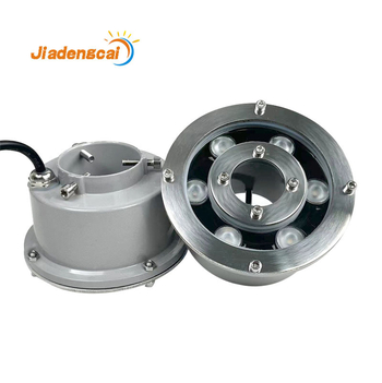 LED подводна лампа за фонтани на открито, модел JDC-PQD-011, корпус 304 неръждаема стомана, IP68, 6 LED диода