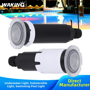 GRPC55 RGB подводна светлина за плувен басейн, 12/24V AC/DC, Osram LED, IP68, RGB цветове се променят, регулируема яркост чрез дистанционно, мобилно приложение и Bluetooth, корпус от неръждаема стомана