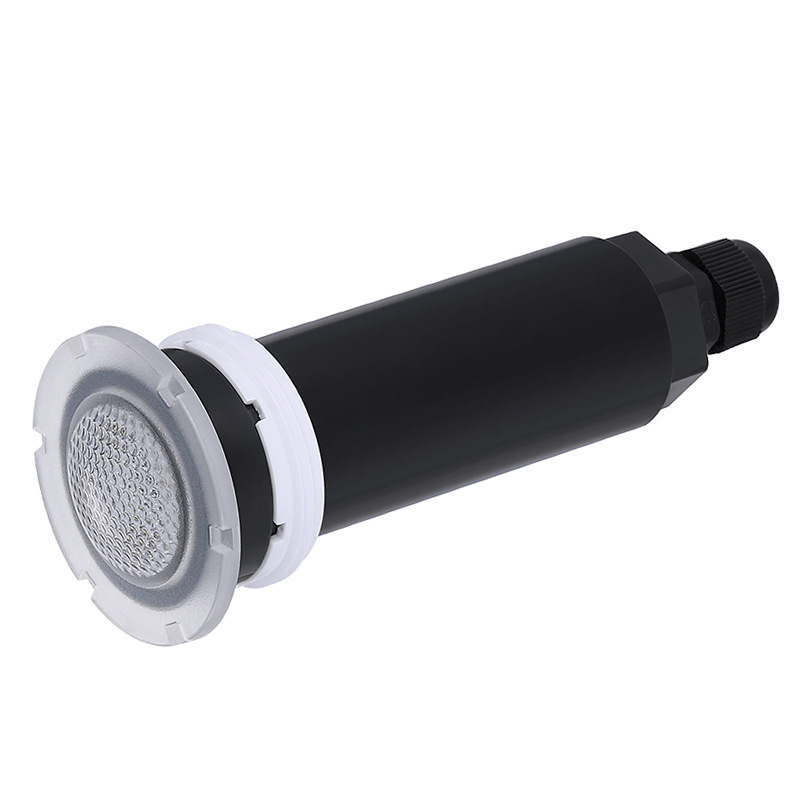 GRPC55 RGB подводна светлина за плувен басейн, 12/24V AC/DC, Osram LED, IP68, RGB цветове се променят, регулируема яркост чрез дистанционно, мобилно приложение и Bluetooth, корпус от неръждаема стомана