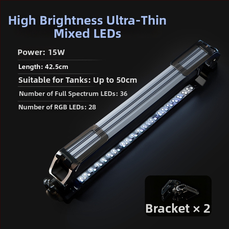 Che Lang potopno LED svjetlo za akvarij, potpuno spektra, 35W, aluminijska legura, vodootporno