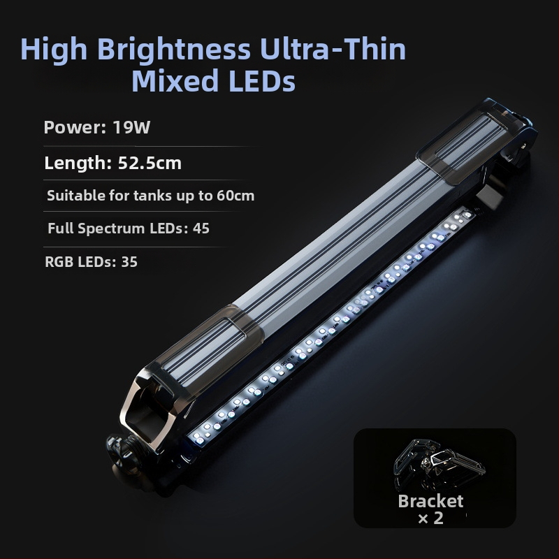 Che Lang potopno LED svjetlo za akvarij, potpuno spektra, 35W, aluminijska legura, vodootporno