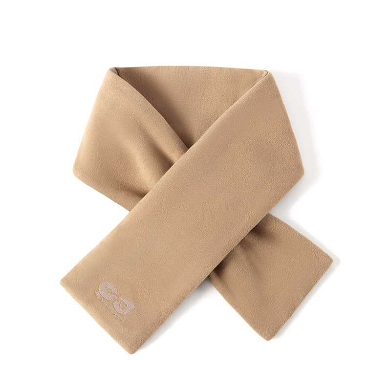 Muški zimski šal od baršuna s flis podstavom, samozagrijavajući, otporan na vjetar, retro stil