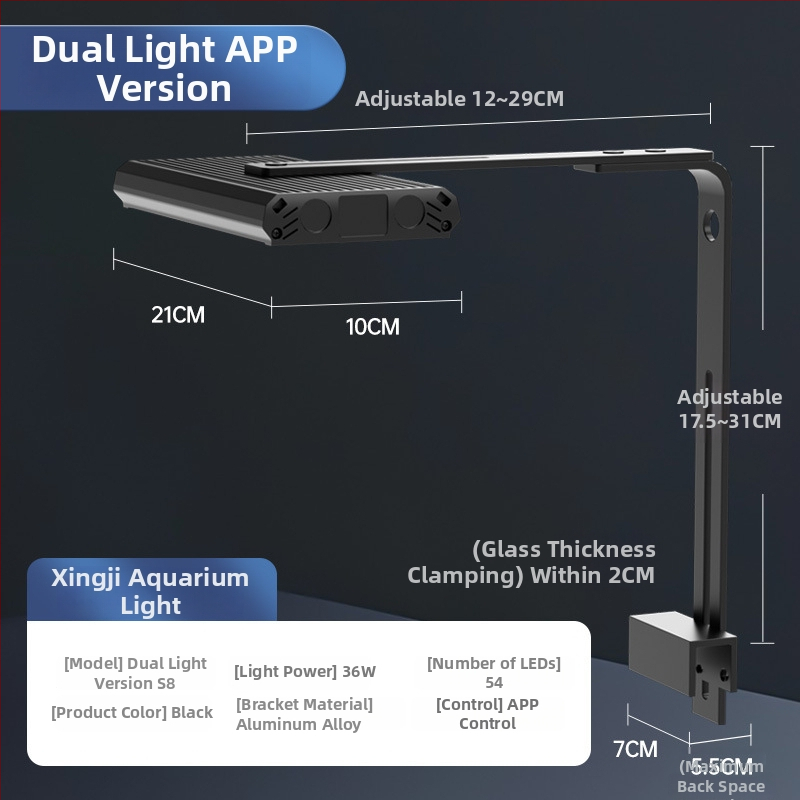 Lampa za morske korale s UV, LED za mali morski akvarij – 18W