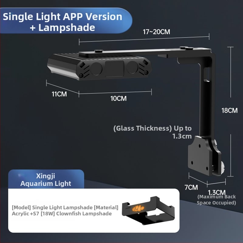 Lampa za morske korale s UV, LED za mali morski akvarij – 18W