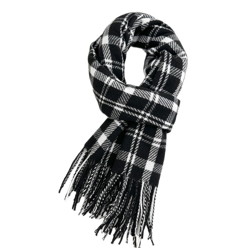 Šal od imitacijskog kašmira, warp-knit tkanje, poliester, topao zimski dodatak