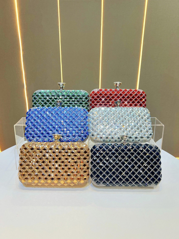 Clutch torba od poliestera, horizontalni kvadratni oblik, zaključavanje, gradski jednostavan stil, unutarnja džep za telefon