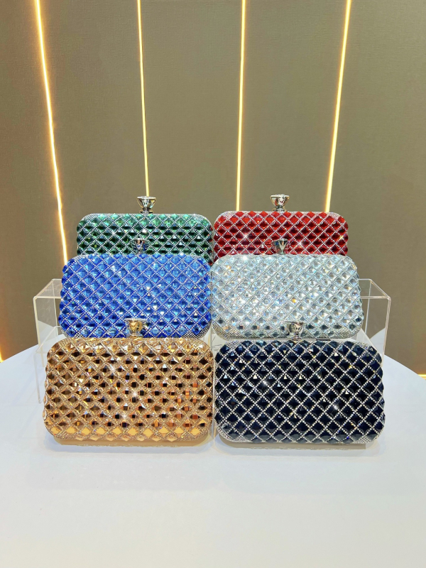 Clutch torba od poliestera, horizontalni kvadratni oblik, zaključavanje, gradski jednostavan stil, unutarnja džep za telefon