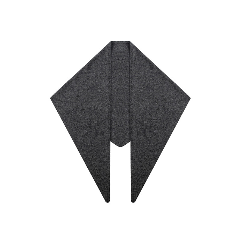 Триъгълен вълнен шал, 100% вълна, плътна тъкан, зима, термален