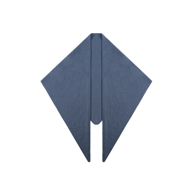 Триъгълен вълнен шал, 100% вълна, плътна тъкан, зима, термален