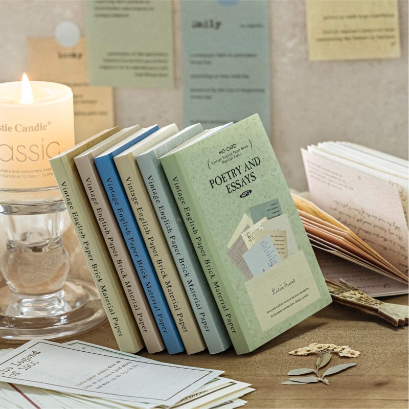 Декоративен комплект за телефонен кейс: ретро стил, без лепило, колаж от хартия; 50 части; материали: бяла копринена хартия, земна хартия, пясъчно-точкова хартия, лека хартия; марка Yu Xian