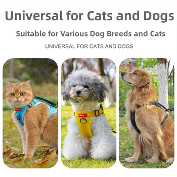 Регулируема кучешка жилетка за разходки с отражателен материал, стил жилетка, за корги и шиба ину