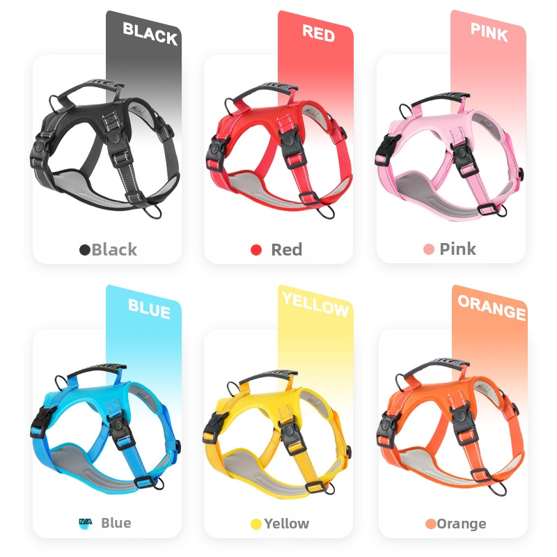 Регулируема кучешка жилетка за разходки с отражателен материал, стил жилетка, за корги и шиба ину