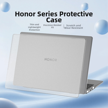 Honor notebookokhoz védőburkolat, DDC CASE, műanyag, modell Honor Crystal Sand Shell