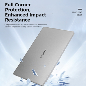 Honor notebookokhoz védőburkolat, DDC CASE, műanyag, modell Honor Crystal Sand Shell