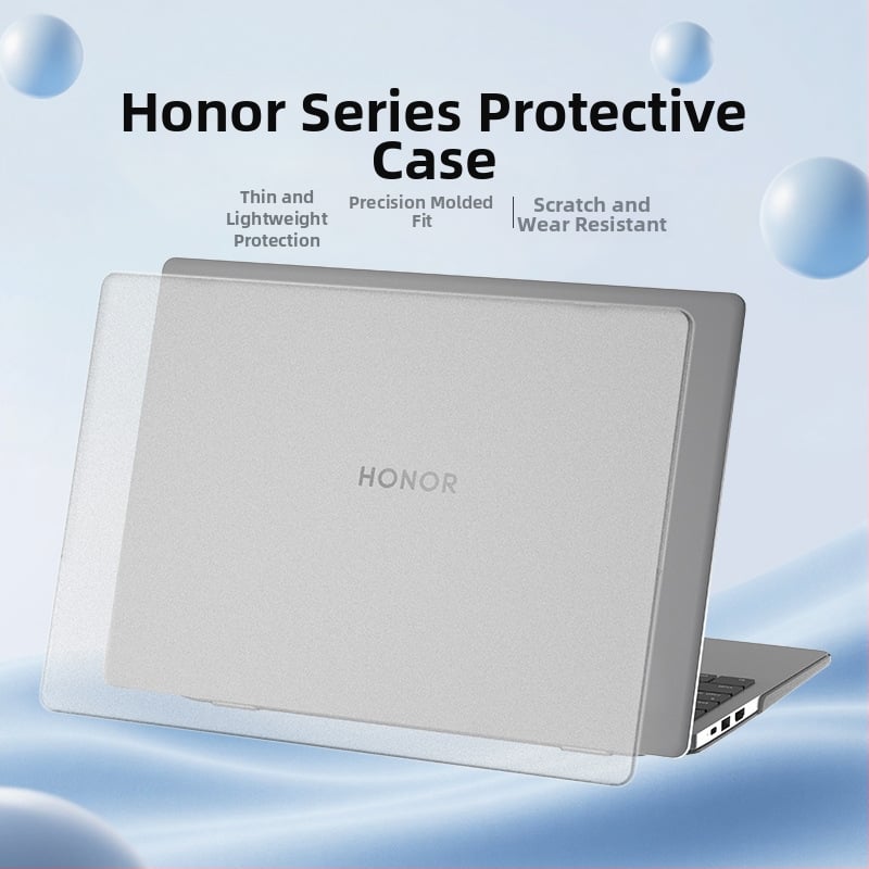 Honor notebookokhoz védőburkolat, DDC CASE, műanyag, modell Honor Crystal Sand Shell