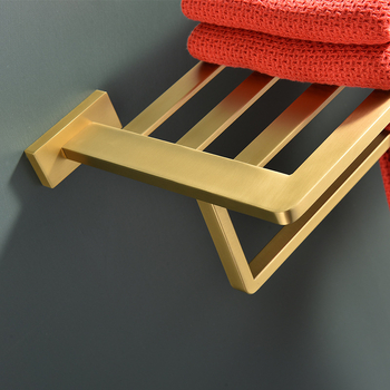 Rozsdamentes acél törölközőtartó készlet falra szerelhető WC-papír tartóval – 6 darabos és nagyobb készlet, Good Luck