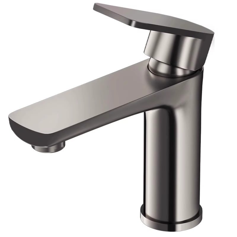 Rozsdamentes acél mosdócsap fürdőszobához, kerámiapatron, egykaros