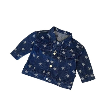 Βρεφικό τζιν μπουφάν, κορεατικού στιλ, βαμβάκι, ανοιξιάτικο-φθινοπωρινό, για βρέφη 0–1 ετών