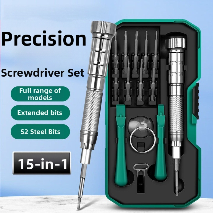 Σετ κατσαβιδιών ακρίβειας για κινητά τηλέφωνα, υπολογιστές και φορητούς υπολογιστές — επαγγελματικά εργαλεία επισκευής και αποσυναρμολόγησης, απομάκρυνση σκόνης