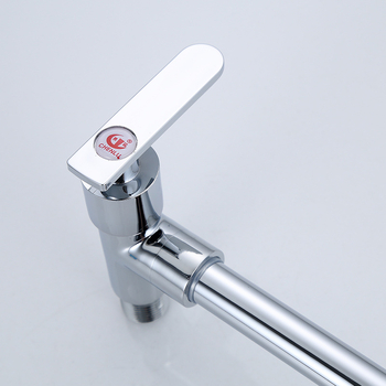 Konyhai mosogatócsaptele falra szerelt, réz, csak hideg víz, kerámiás szeleppel, 6 MPa, 0–90°C