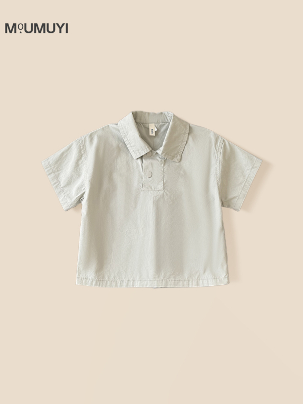 Polo majica za dječake, ljeto 2025, 100% pamuk, korejski stil, uzrast 3-8 godina