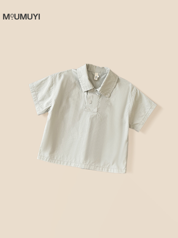 Polo majica za dječake, ljeto 2025, 100% pamuk, korejski stil, uzrast 3-8 godina