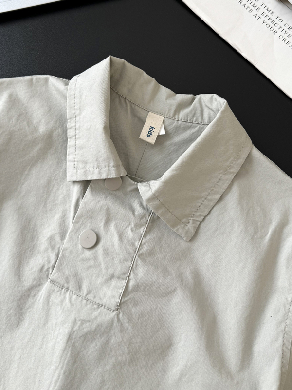 Polo majica za dječake, ljeto 2025, 100% pamuk, korejski stil, uzrast 3-8 godina