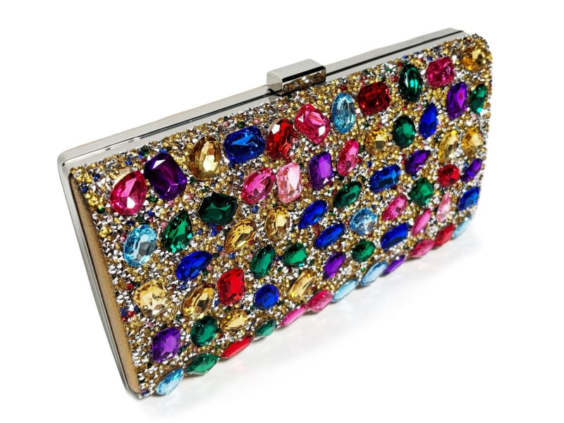 Boríték-stílusú clutch táska, poliészter, mindennapi viselet, tavasz 2024