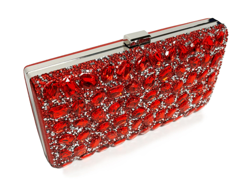 Boríték-stílusú clutch táska, poliészter, mindennapi viselet, tavasz 2024