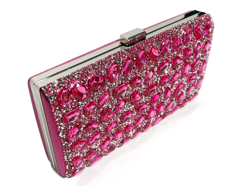 Boríték-stílusú clutch táska, poliészter, mindennapi viselet, tavasz 2024