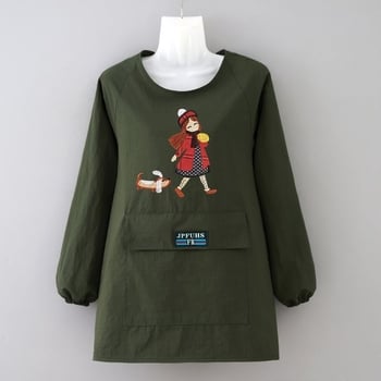 Bársonyból készült ujjú kötény catering-konyhákhoz, vízlepergető és szennyeződés elleni védelem.