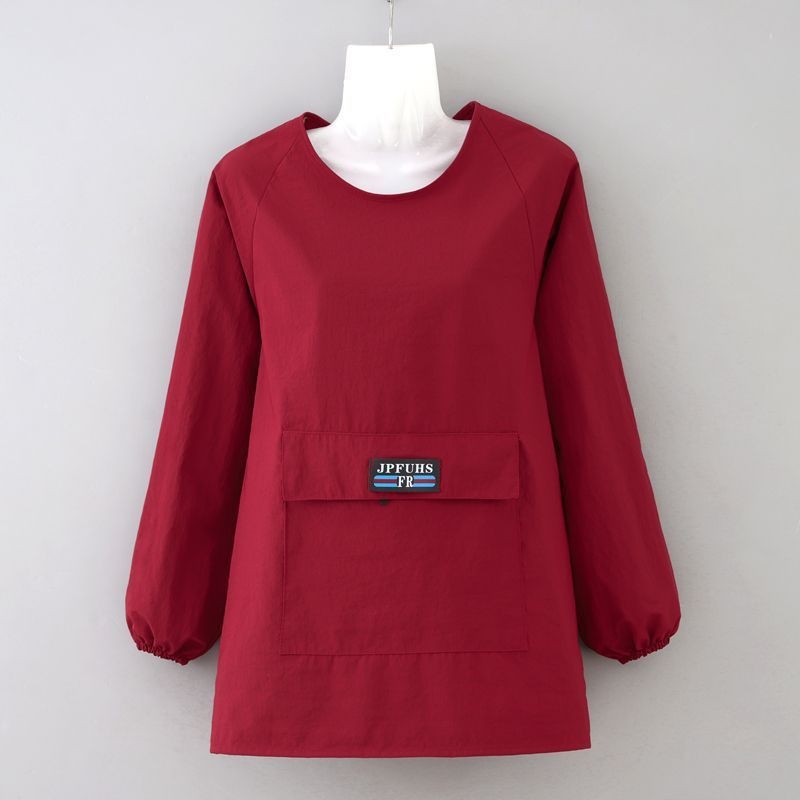 Bársonyból készült ujjú kötény catering-konyhákhoz, vízlepergető és szennyeződés elleni védelem.