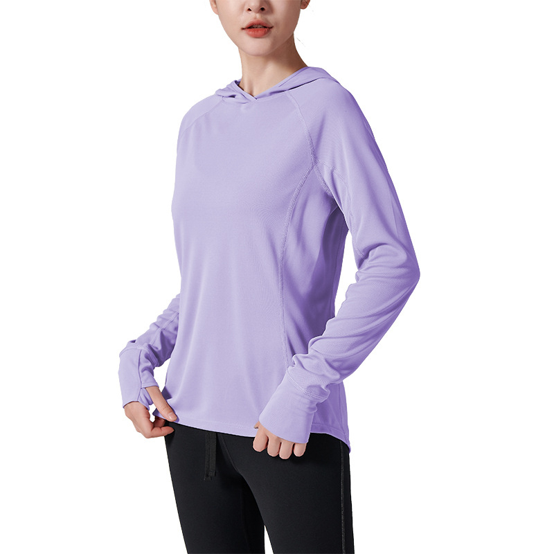 Női kapucnis slim-fit sportdzseki tavaszra, nedvességelvezető, hosszú ujjú