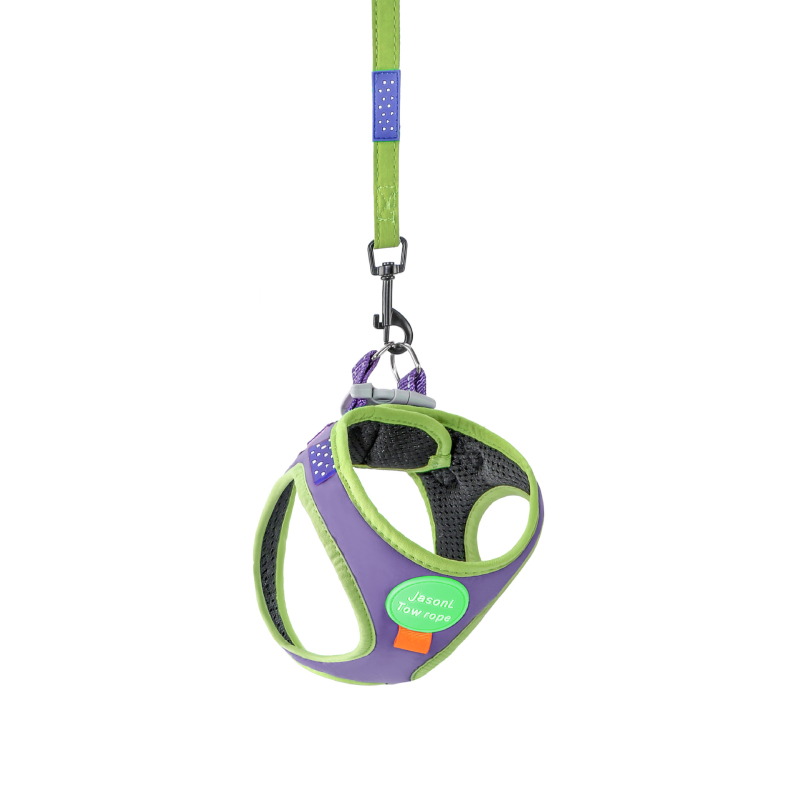 Гръдна яка и каишка за малки кучета, регулируема полиестерна шлейка за разходки, 300 бр. в кутия