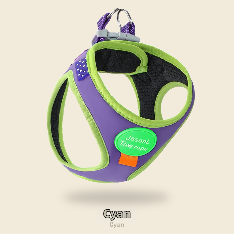 Гръдна яка и каишка за малки кучета, регулируема полиестерна шлейка за разходки, 300 бр. в кутия