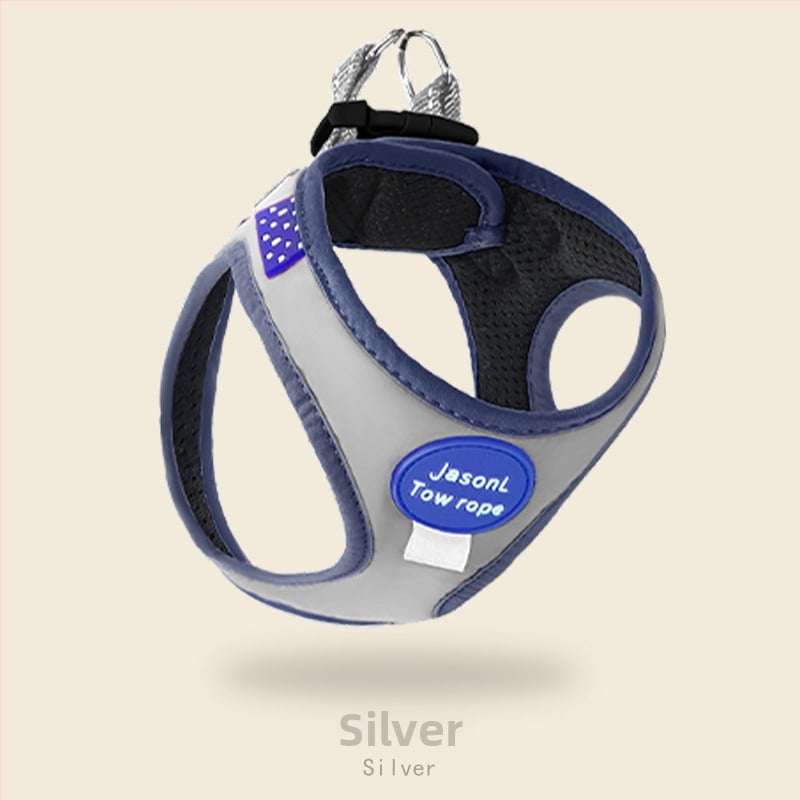 Гръдна яка и каишка за малки кучета, регулируема полиестерна шлейка за разходки, 300 бр. в кутия