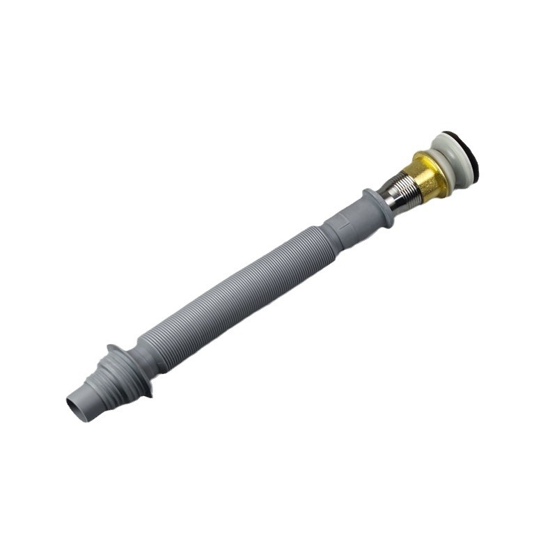 Kuhinjski odvodni cijev za sudoper, S-uvijak, vučni tip, dvostruka odvodnja, moderan stil