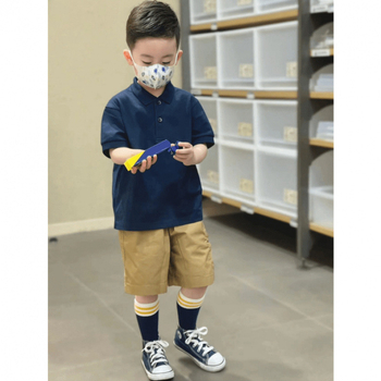 Set polo cu mâneci scurte și pantaloni scurți pentru băieți - bumbac, vară, 1–3 ani