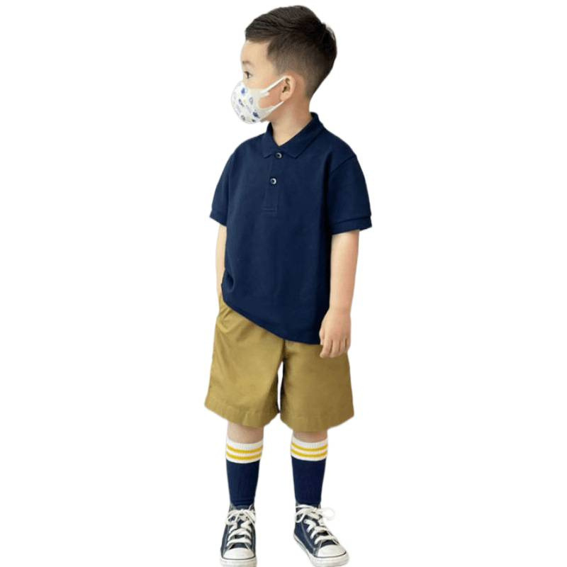 Set polo cu mâneci scurte și pantaloni scurți pentru băieți - bumbac, vară, 1–3 ani