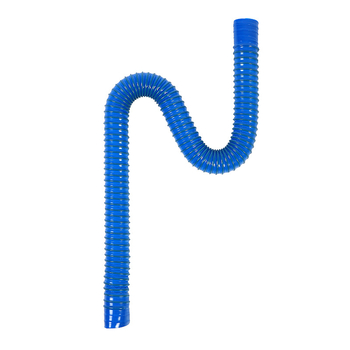 Odtok za umivaonik u kupaonici sa S-oblikom, PVC materijal, navojni spojni nastavci za fleksibilnu cijev, moderan minimalistički stil