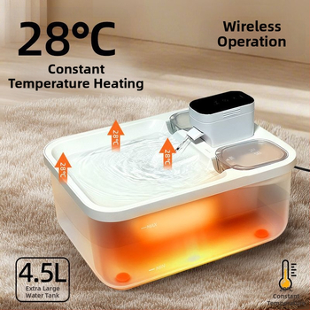 Δοχείο νερού γάτας με γυάλινο σώμα, χειροκίνητη λειτουργία, μη αυτόματο, κατάλληλο για γάτες