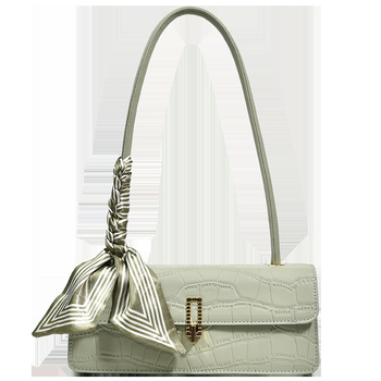 Niche Design PU torba preko ramena – horizontalni kvadratni oblik, zatvoren otvor, laminirani unutarnji džep sa zipom, poliester podstava, svakodnevna uporaba