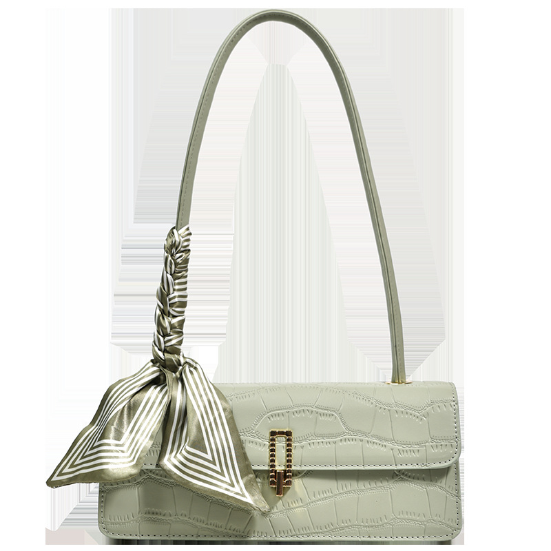 Niche Design PU torba preko ramena – horizontalni kvadratni oblik, zatvoren otvor, laminirani unutarnji džep sa zipom, poliester podstava, svakodnevna uporaba