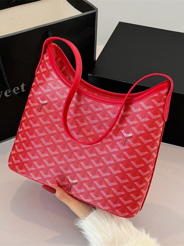 Torbica Tote za posao i putovanja — PU materijal, underarm stil, horizontalni kvadratni oblik, zatvarač, poliester podstava