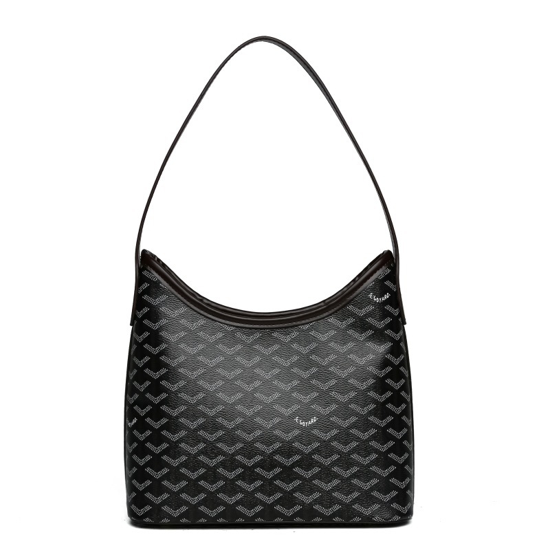 Torbica Tote za posao i putovanja — PU materijal, underarm stil, horizontalni kvadratni oblik, zatvarač, poliester podstava